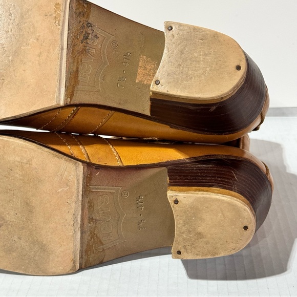 Vtg Levis Leather Western Boots size 7.5 - Picture 12 of 16
